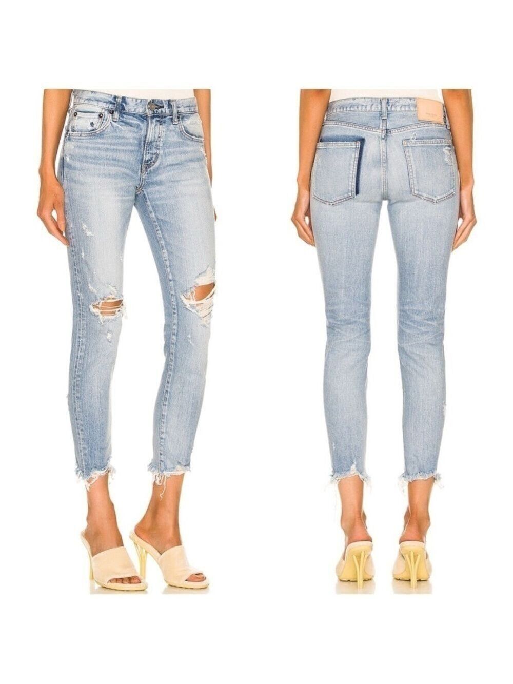 Moussy Vintage Altawoods Skinny in Light Blue